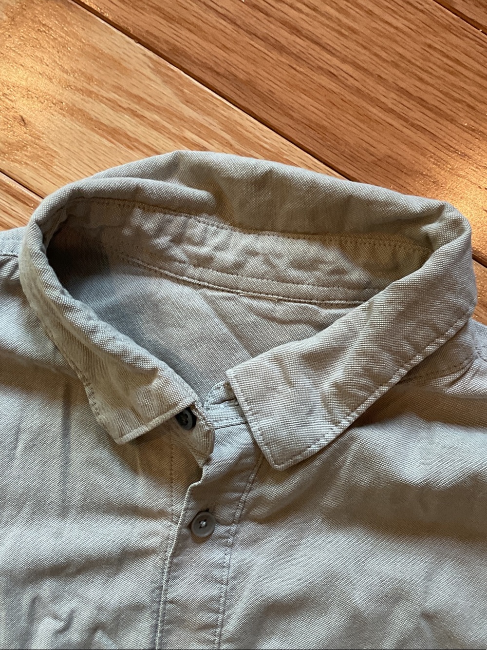 Lululemon Commission Men's Button-Down Shirt Gray Long Sleeve button down large - Picture 7 of 12